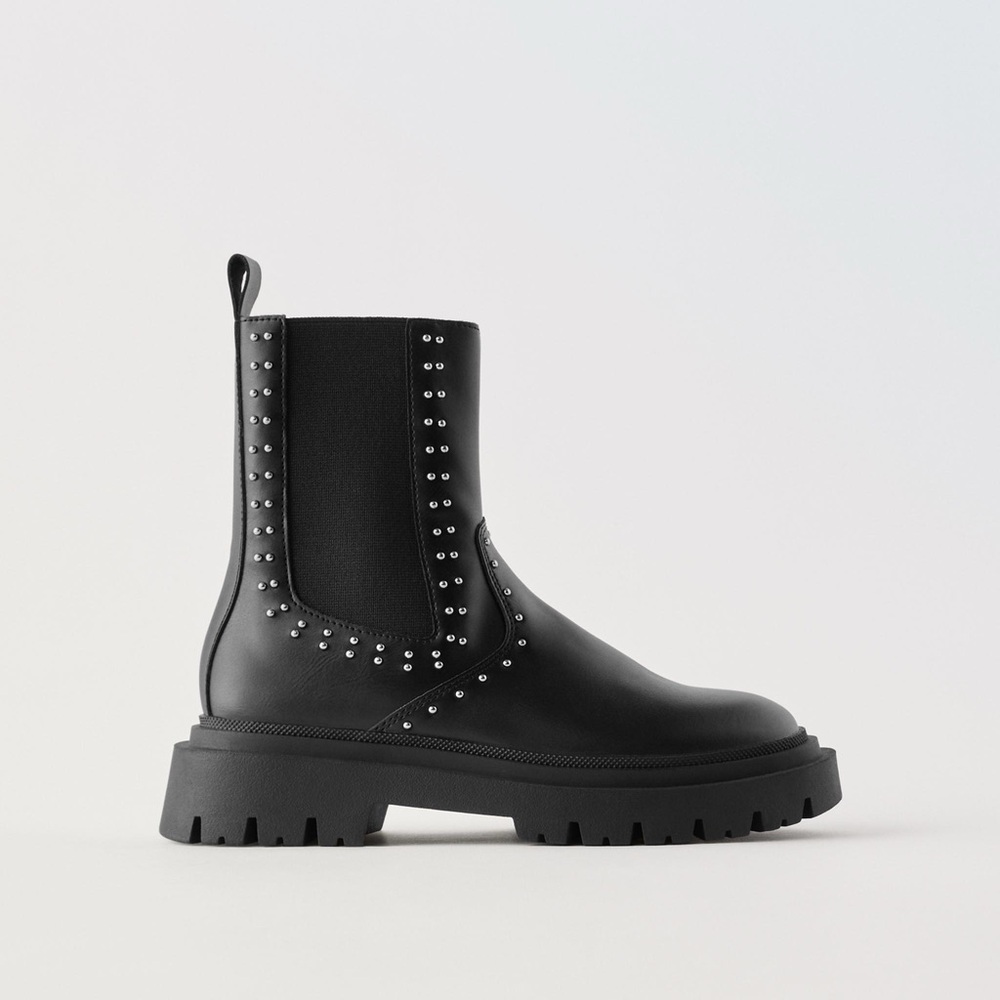 Zara Studded Ankle Boots{Good Condition}